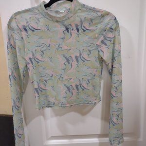 Pacsun Mesh Tippy Crop Top